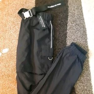 Naniere de voir cargo pants Slit Black Xs